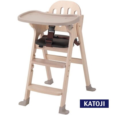 カトージ 木製ハイチェアEasy-sit(ホワイトウォッシュ)