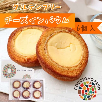 【ココトモファーム】チーズインバウム6個セット
