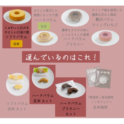 【ココトモファーム】自家製生米粉100%のしっとりバウムクーヘンが人気　ココトモBOX　CB-030