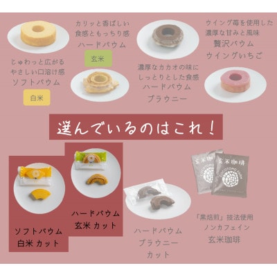 【ココトモファーム】自家製生米粉100%のしっとりバウムクーヘン　ココトモBOX　CB-051-10