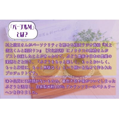 【ココトモファーム】パープルバウム ソフト　朝やけの田園　ピオーネ