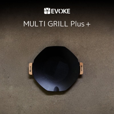 【EVOKE/イヴォーグ公式】MULTIGRILL PLUS+マルチグリドル 鉄板(ブラック)