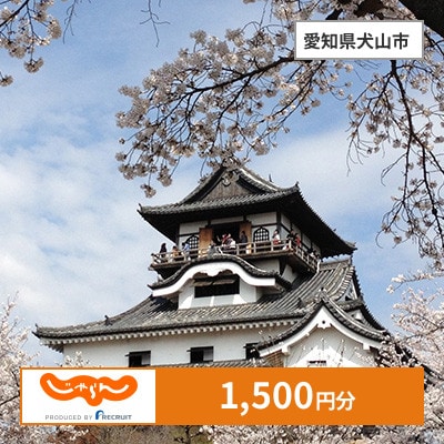 【じゃらんふるさと納税クーポン】 愛知県犬山市でつかえる1,500円 クーポン