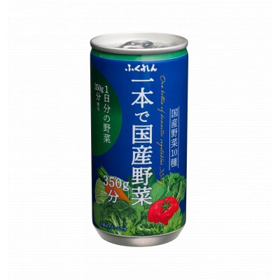 【毎月定期便】一本で国産野菜350g分 195g×20缶入り 2ケース 全3回