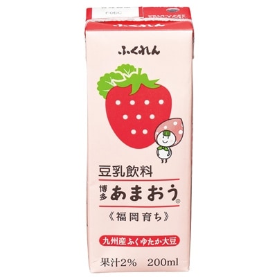 【毎月定期便】豆乳飲料 博多あまおう 200ml×24本入り 全12回