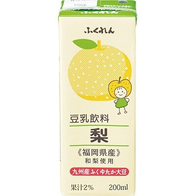 【毎月定期便】豆乳飲料 梨 200ml×24本入り 全6回
