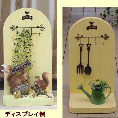 ミニウォール(飾り棚)　パステルイエロー