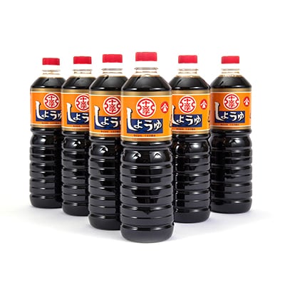 九州うまくち醤油【金】1リットル6本詰め合わせ