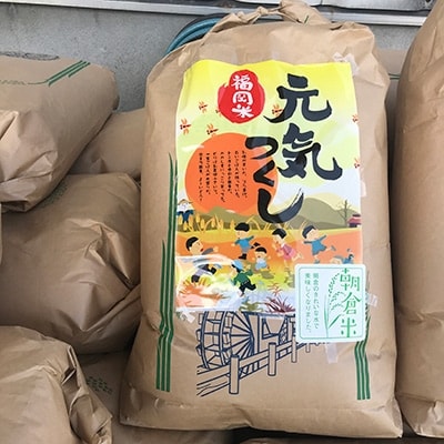 朝倉市産「元気つくし」玄米　30kg