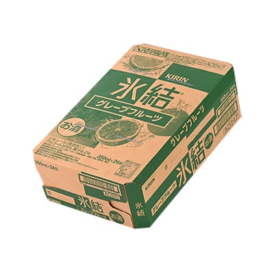 キリン福岡工場産　氷結グレープフルーツ350ml缶×24本　2ケース