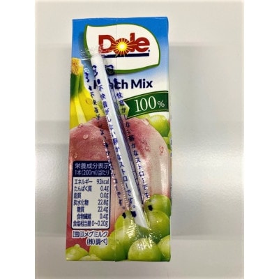 Dole ピーチミックス100%ジュース　200ml×18本