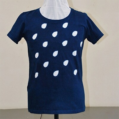 【甘木絞り】「女性用TシャツA」《1点もの》