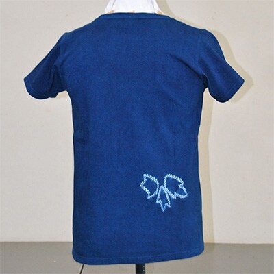 【甘木絞り】「女性用TシャツB」《1点もの》