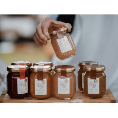 朝倉市産のフルーツを使った　いちご系ジャム2本とおまかせ季節のジャム1本