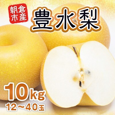 朝倉市産　豊水梨　約10kg