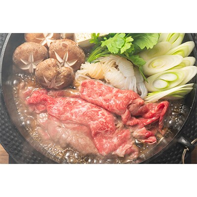 【毎月定期便】【A4～A5】博多和牛しゃぶしゃぶすき焼き用【厳選部位】500g(朝倉市)全3回