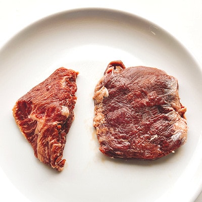 【訳あり】柔らか厚切り牛ハラミステーキ【塩仕込み】計1.5kg(500g×3パック)