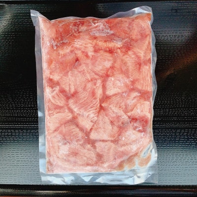 【訳あり】牛タンサイコロステーキ　計2.4kg(400g×6パック)