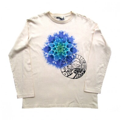 黒部の名水染め  タイダイロングTシャツA  ASCENSION XLサイズ