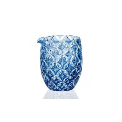 伝統工芸士作「江戸切子 冷酒片口(青色)」J69-2715-CCB