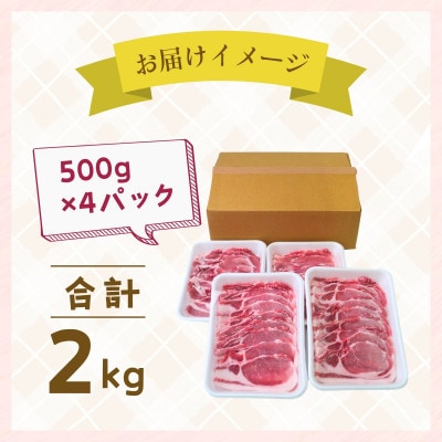 こだわりの茨城県産 豚ロース肉 焼肉用 2kg