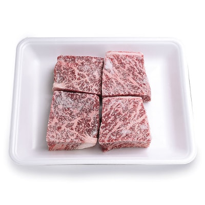 北海道長沼町産 馬追和牛 ももステーキ 400g(4枚入)