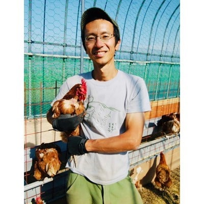 ファームモチツモタレツの平飼い自然有精卵50個