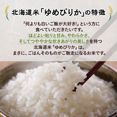 【毎月定期便】特別栽培米 北海道産ゆめぴりか 5kg精米全12回