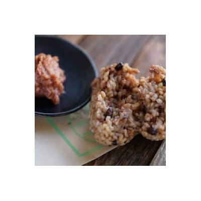 【北海道長沼町】もちもち熟成玄米おにぎり20個