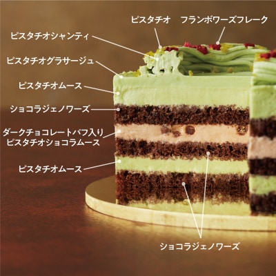 【12月上旬順次発送】数量・期間限定　ルタオ　クリスマスケーキ　ピスタチオケーキ