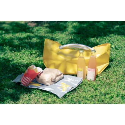 市場TOTEミニ|お買い物が楽しくなる市場TOTEの一回り小さいミニサイズ!【イエロー】