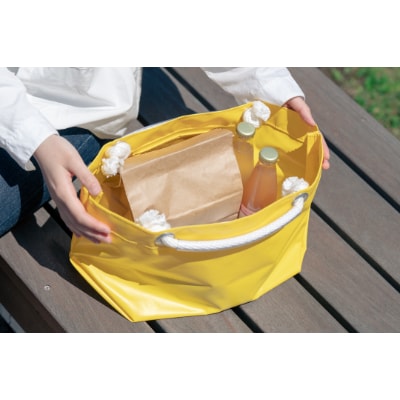 市場TOTEミニ|お買い物が楽しくなる市場TOTEの一回り小さいミニサイズ!【イエロー】
