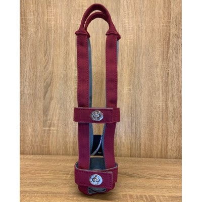 【小樽帆布】1945年創業 老舗テント屋が作る新しい形の帆布バッグ<ワイン×ブルージェイド>