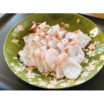 小樽市祝津[漁師直送]冷凍浜茹でタコ足400g×1個、タコ頭柵切り130g～150g×1個