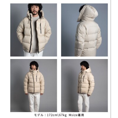 北海道ダウン:Retar Nuy/レタールヌイ DOWN PARKA 男女兼用:ベージュ/XSサイズ