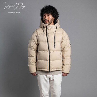 北海道ダウン:Retar Nuy/レタールヌイ DOWN PARKA 男女兼用:ベージュ/XSサイズ