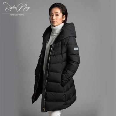 北海道ダウンretar Nuy レタールヌイ Down Coat レディース ブラック Lサイズ お礼品詳細 ふるさと納税なら さとふる