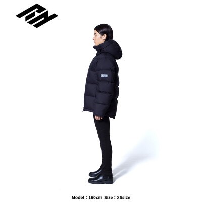 北海道ダウン:Retar Nuy/レタールヌイ DOWN PARKA 男女兼用 ブラック/XSサイズ
