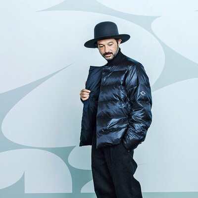 北海道ダウン:RETAR NUY/CISE 25 カーディガン 男女兼用　ブラック/Mサイズ