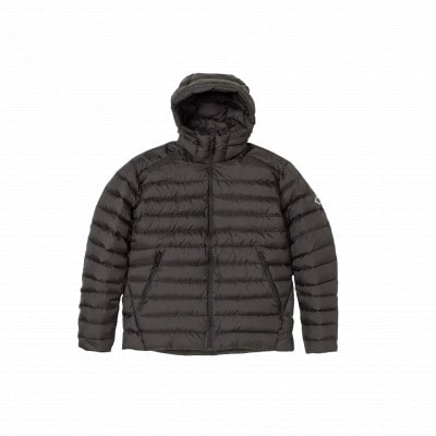 北海道ダウン:RETAR NUY/RIMSE 25 カーディガン 男女兼用 ブラック/Sサイズ
