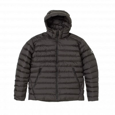 北海道ダウン:RETAR NUY/RIMSE 25 カーディガン 男女兼用 ブラック/Mサイズ