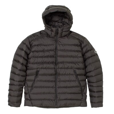 北海道ダウン:RETAR NUY/RIMSE 25 ダウンパーカー 男女兼用　ブラック/Lサイズ