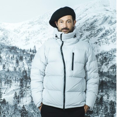 北海道ダウン:RETAR NUY/レタールヌイ ダウンパーカー25 男女兼用 アイスグレー/L