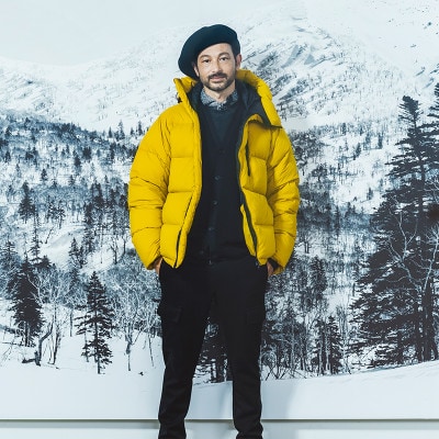 北海道ダウン:RETAR NUY/レタールヌイ ダウンパーカー25 男女兼用 マスタード/L