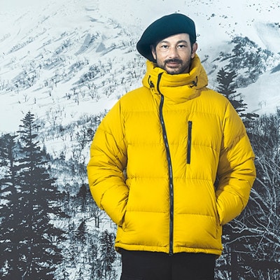 北海道ダウン:RETAR NUY/レタールヌイ ダウンパーカー25 男女兼用 マスタード/XL