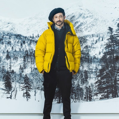 北海道ダウン:RETAR NUY/レタールヌイ ダウンパーカー25 男女兼用 マスタード/XL