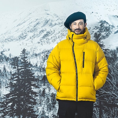 北海道ダウン:RETAR NUY/レタールヌイ ダウンパーカー25 男女兼用 マスタード/2XL