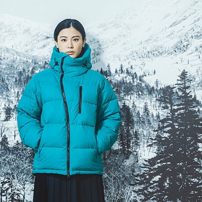 北海道ダウン:RETAR NUY/レタールヌイ ダウンパーカー25 男女兼用 ノースブルー/XS