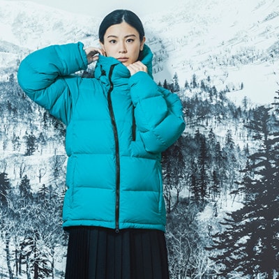 北海道ダウン:RETAR NUY/レタールヌイ ダウンパーカー25 男女兼用 ノースブルー/XS