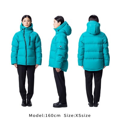 北海道ダウン:RETAR NUY/レタールヌイ ダウンパーカー25 男女兼用 ノースブルー/XS